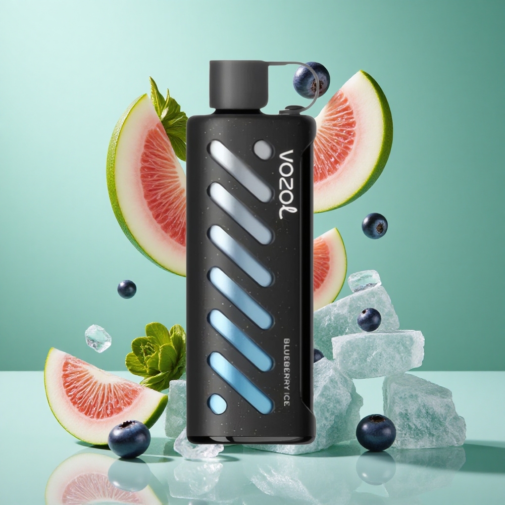 VOZOL Gear Shisha 25000 Puffs Blueberry Ice UK Wholesale Vapes with S.i.L.C Tech & Dual Mesh Modes
