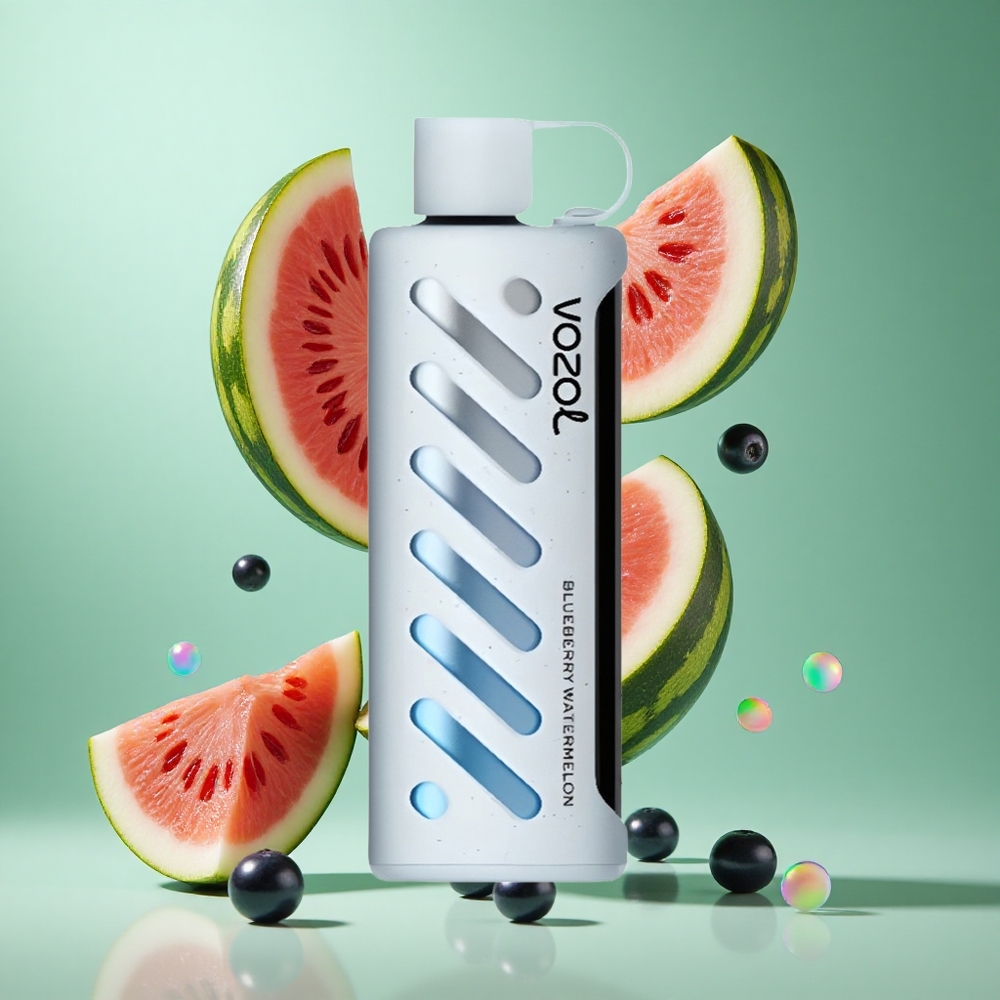 VOZOL Gear Shisha 25000 Puffs Blueberry Watermelon UK wholesale vapes with S.i.L.C Tech & Dual Mesh Modes