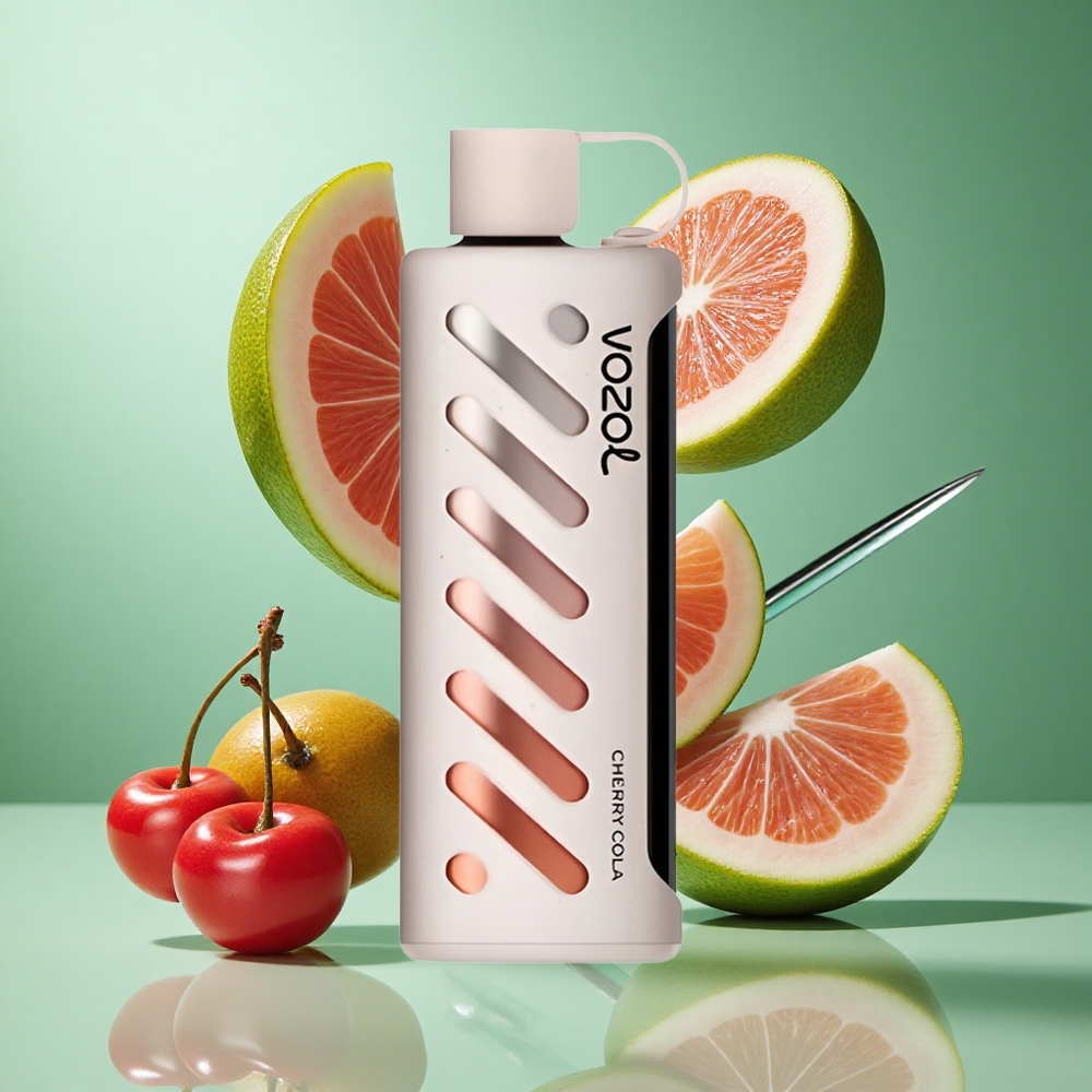 VOZOL Gear Shisha 25000 Puffs Cherry Cola UK Wholesale Vapes with S.i.L.C Tech & Dual Mesh Modes