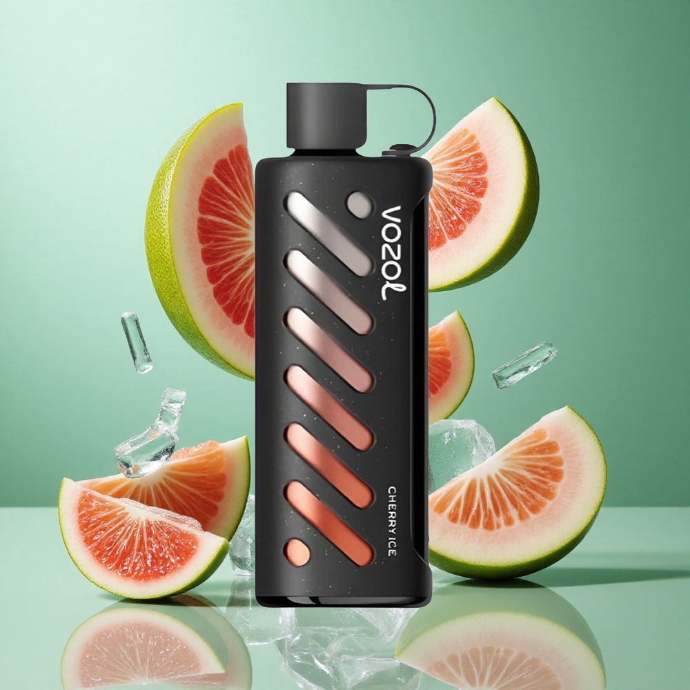 VOZOL Gear Shisha 25000 Puffs Cherry Ice UK Wholesale Vapes with S.i.L.C Tech & Dual Mesh Modes