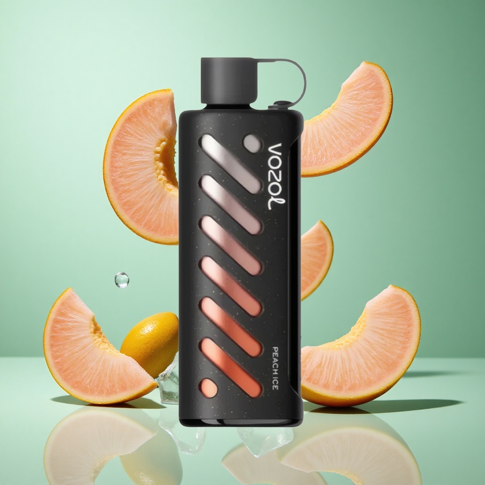VOZOL Gear Shisha 25000 Puffs Peach Ice UK wholesale vapes with S.i.L.C Tech