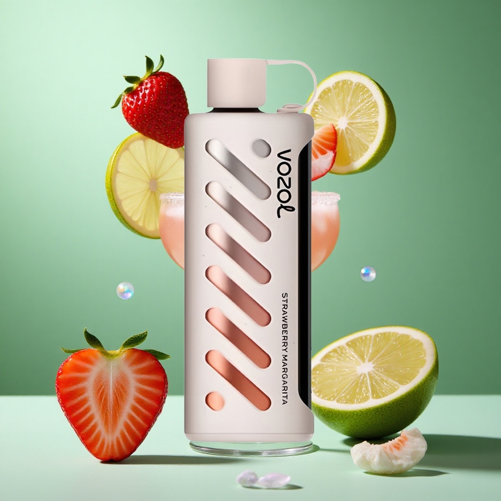 VOZOL Gear Shisha 25000 Puffs Strawberry Margarita UK wholesale vapes with S.i.L.C Tech & Dual Mesh Modes