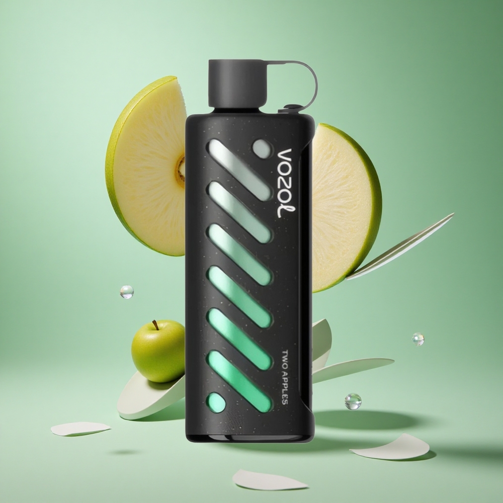 VOZOL Gear Shisha 25000 Puffs Two Apples UK wholesale vapes with Dual Mesh Dual Modes