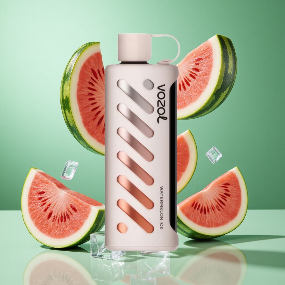 VOZOL Gear Shisha 25000 Puffs Watermelon Ice UK wholesale vapes with 30 Flavors & S.i.L.C Tech