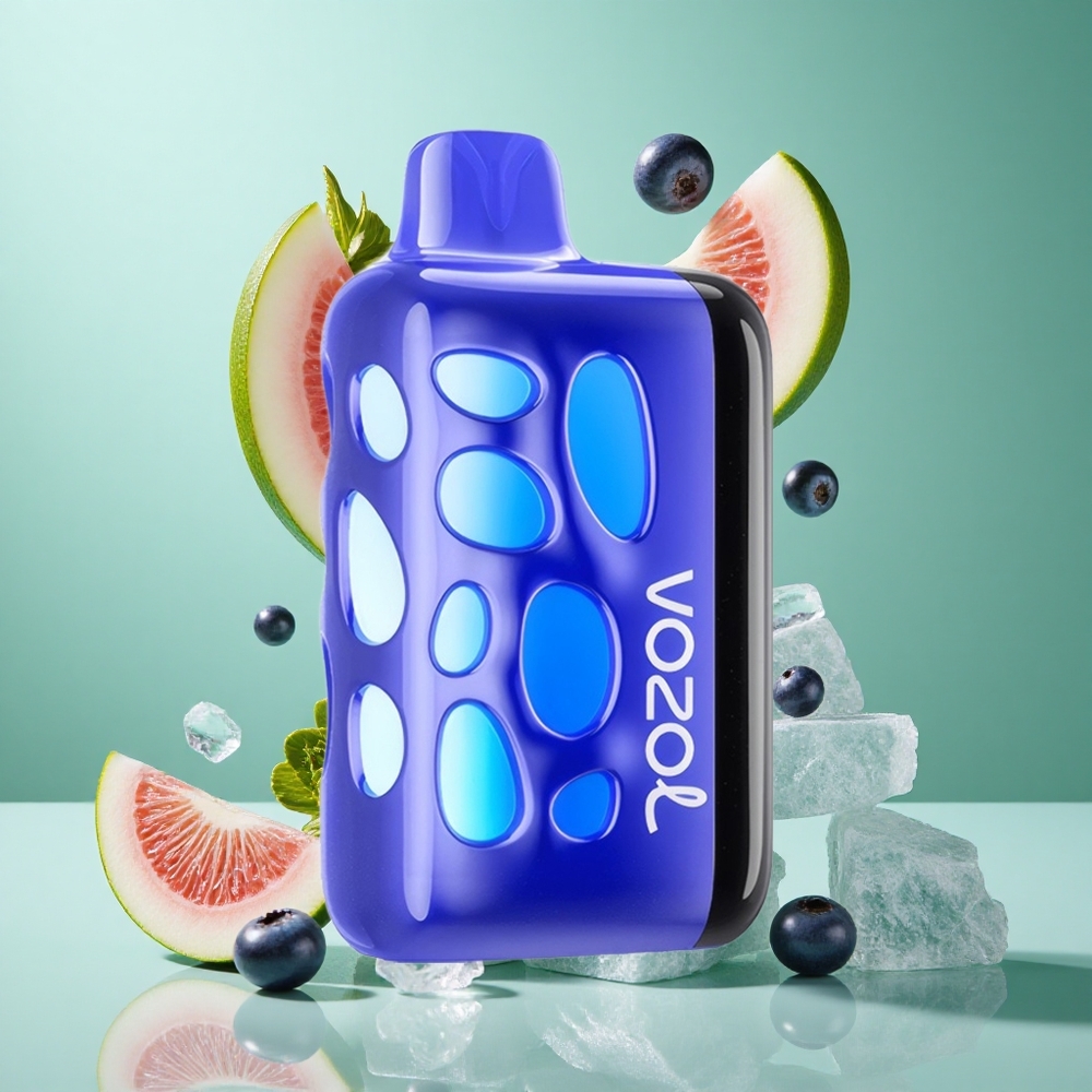 VOZOL RAVE 40000 Blueberry Ice UK wholesale vapes with Beat-Synced Party Mode