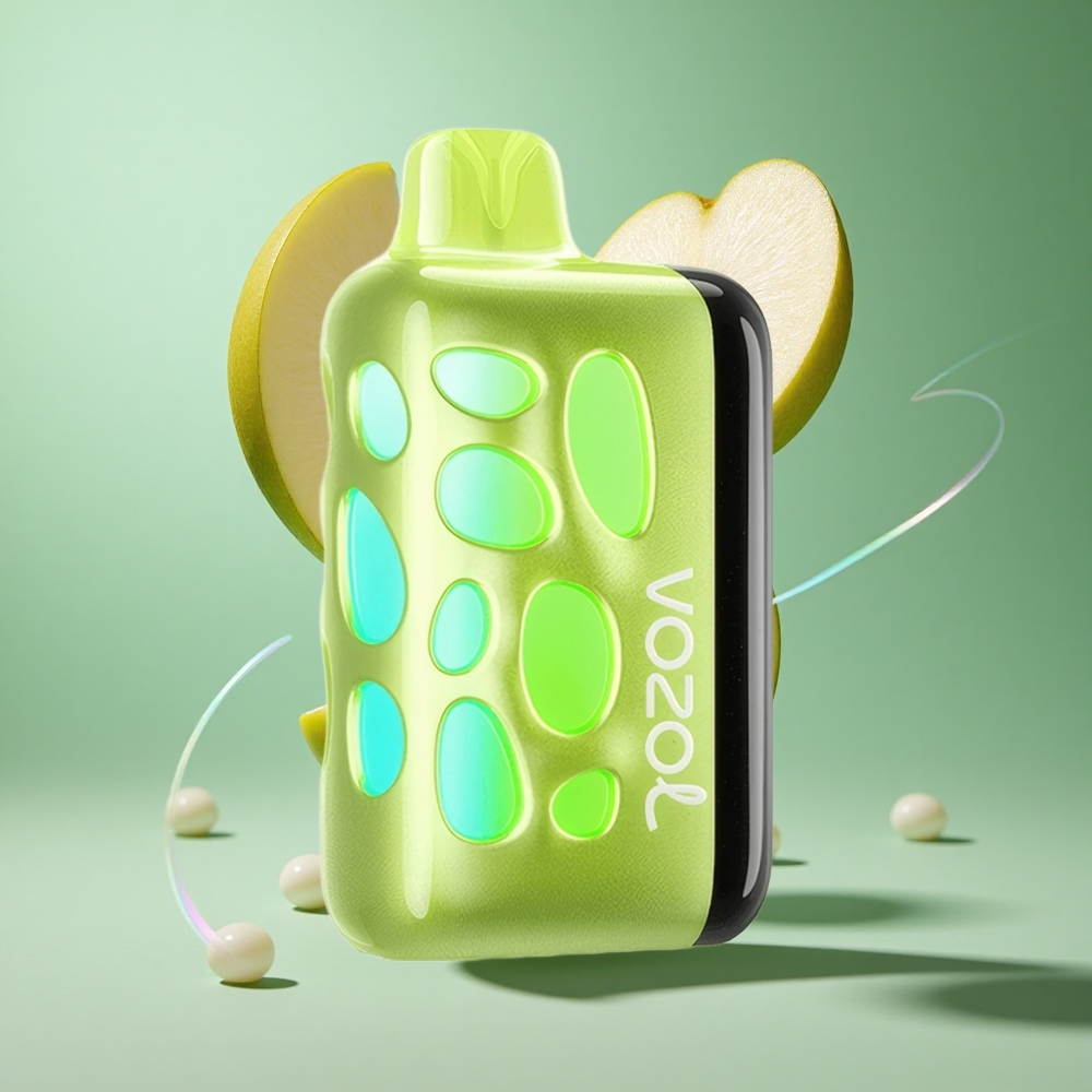 VOZOL RAVE 40000 Disposable Vape Double Apple UK wholesale vapes with 270 degrees Vibrant Glow Design