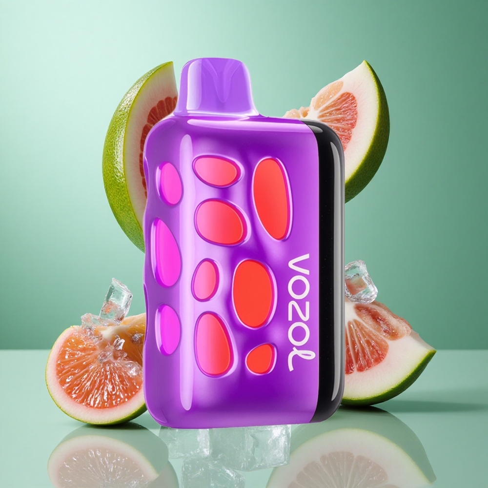 VOZOL RAVE 40000 Grape Ice UK wholesale vapes with Beat-Synced Party Mode and 1000mAh Battery Capacity