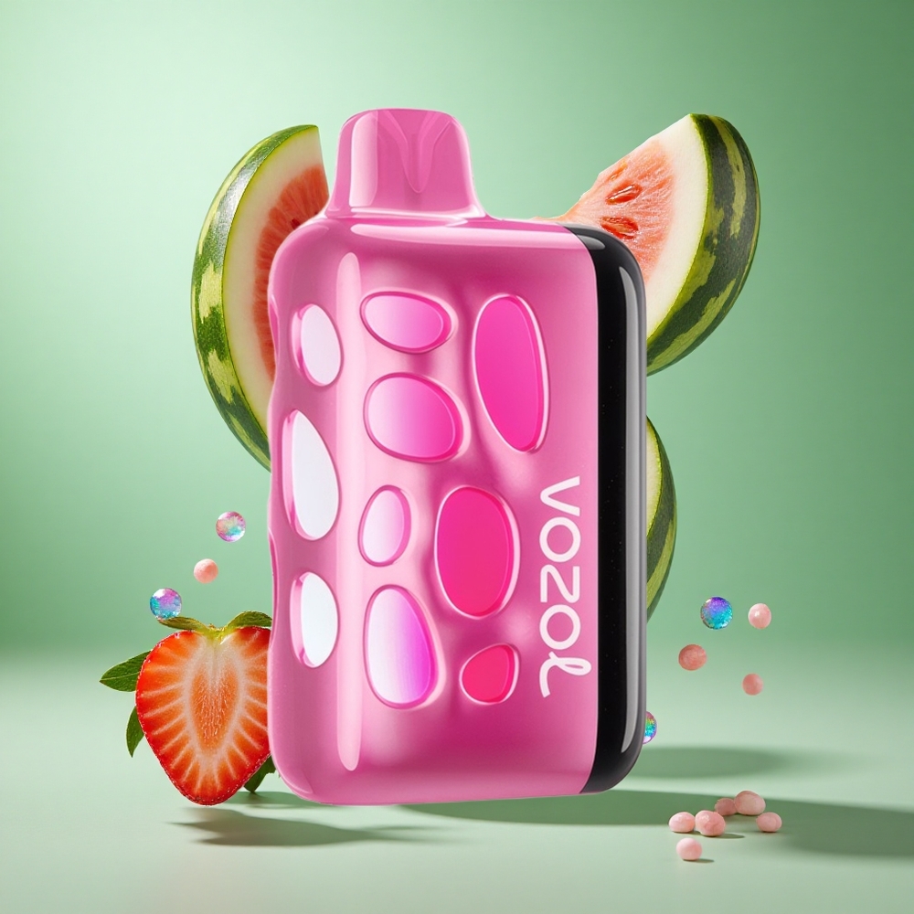 VOZOL RAVE 40000 Strawberry Watermelon UK wholesale vapes with Beat-Synced Party Mode