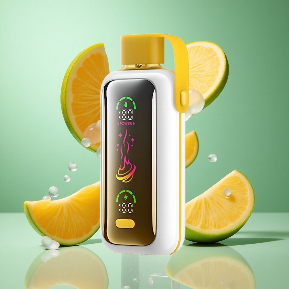 VOZOL Star 20000 Puffs Mango Ice UK wholesale vapes with 2.2" HD mirror screen & Dual mesh