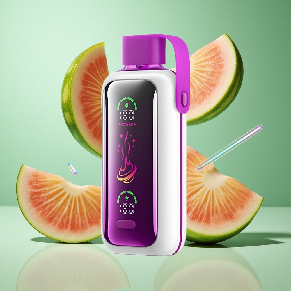 VOZOL Star 20000 Puffs Peach Mango Watermelon UK wholesale vapes with 2.2" HD mirror screen & Dual mesh