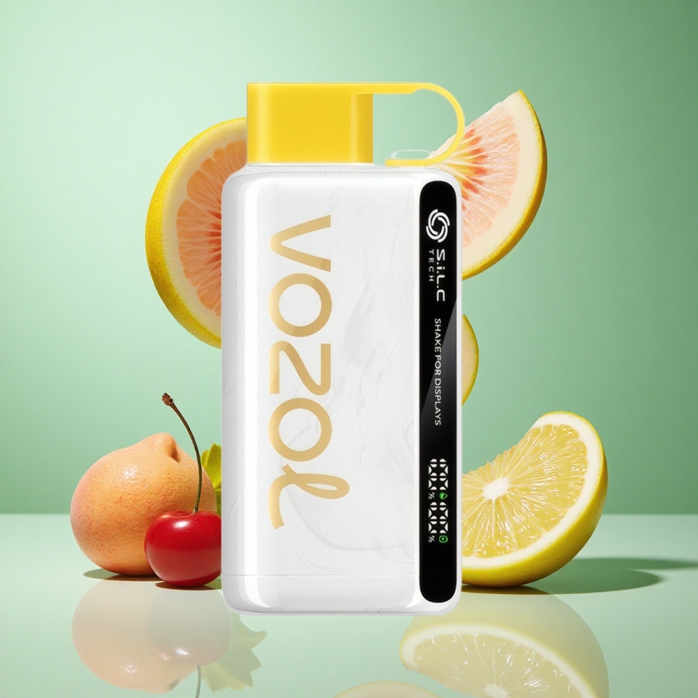 VOZOL STAR 9000/12000 Cherry Peach Lemonade UK wholesale vapes with Mouthpiece Protection