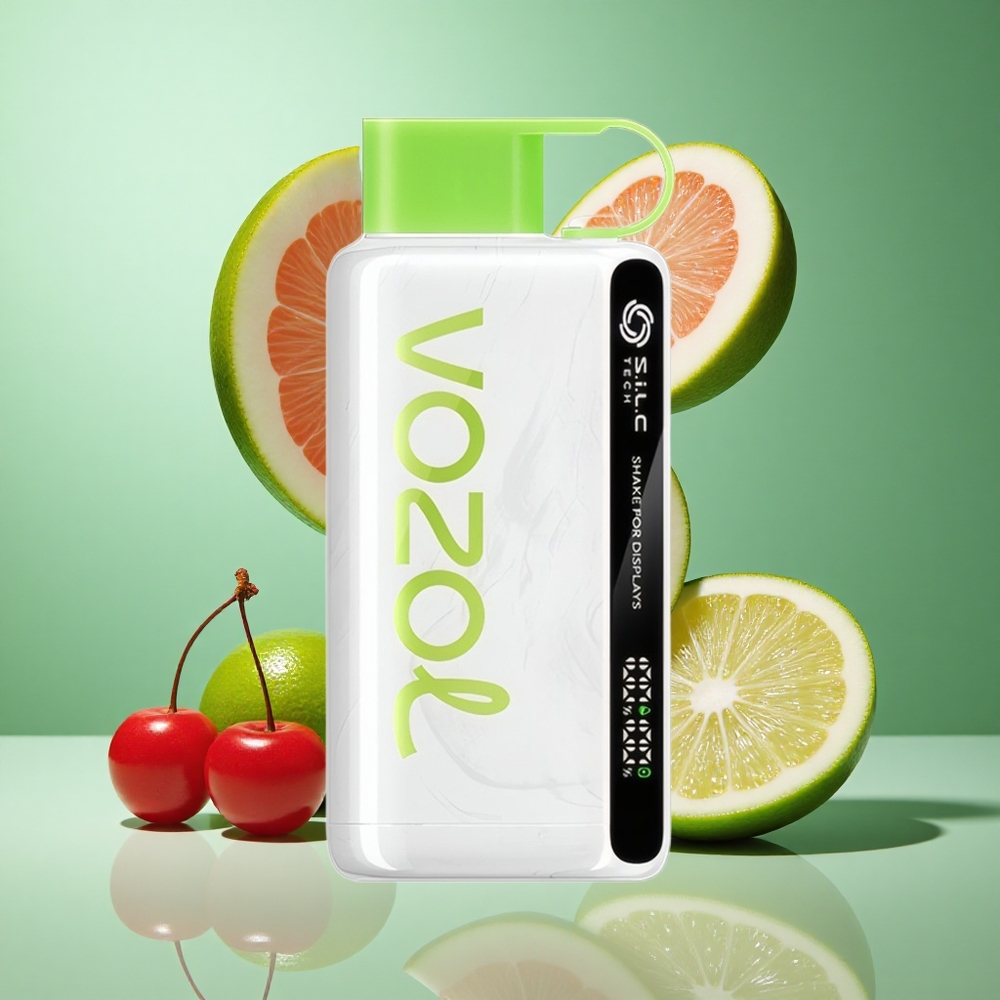 VOZOL STAR 9000/12000 Disposable Vape Cherry Lime UK Wholesale Vapes with 650mAh Battery & S.i.L.C TECH