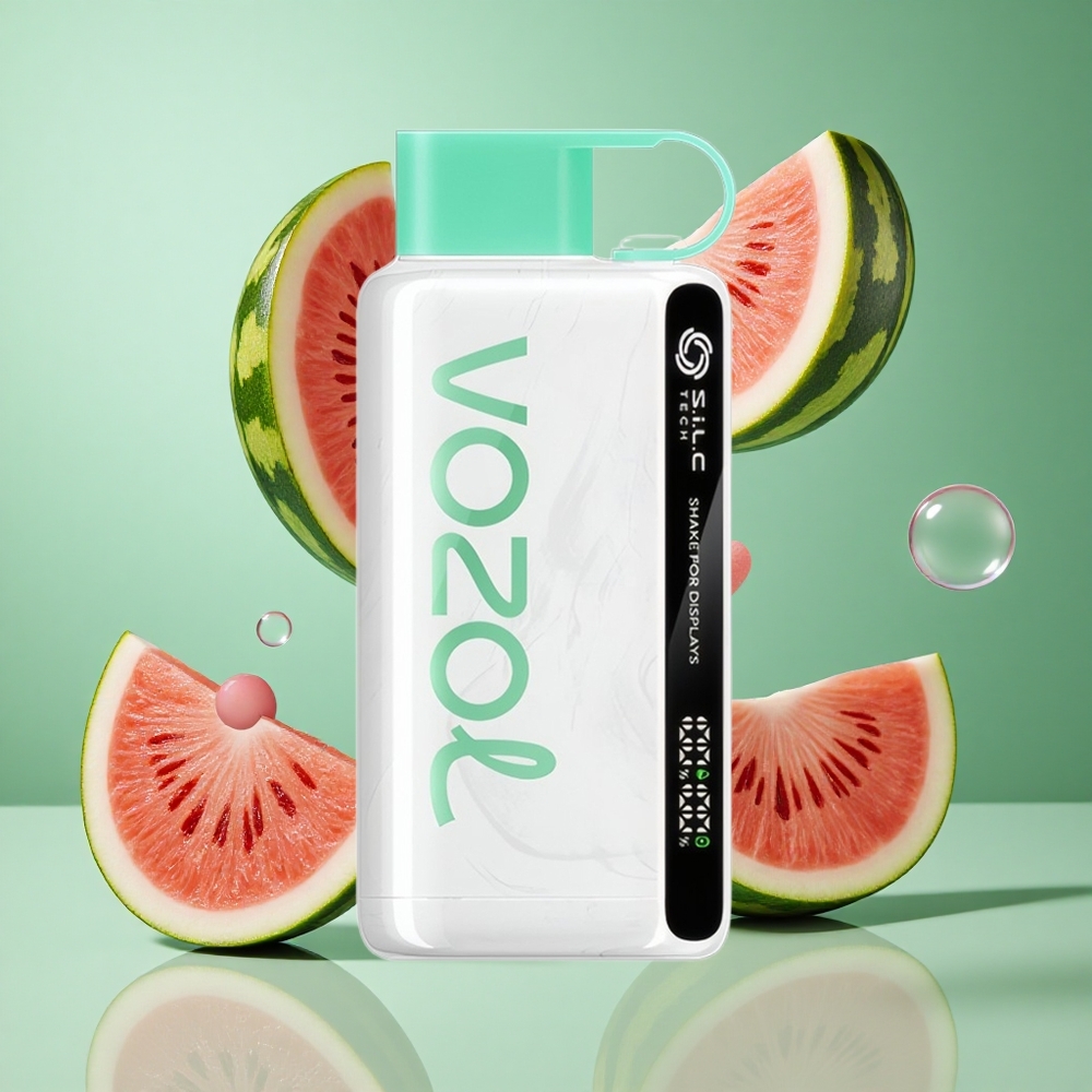 VOZOL STAR 9000/12000 Disposable Vape Watermelon Bubble Gum UK wholesale vapes with 30% faster charge