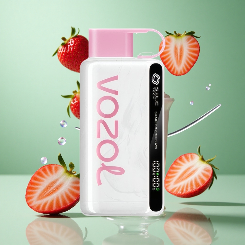 VOZOL STAR 9000/12000 Strawberry Ice Cream UK wholesale vapes with 30% faster charge & 650mAh
