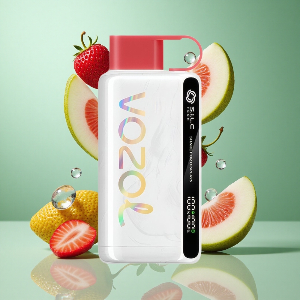 VOZOL STAR 9000/12000 Strawberry Raspberry Cherry UK wholesale vapes with S.i.L.C TECH and 650mAh Battery Capacity