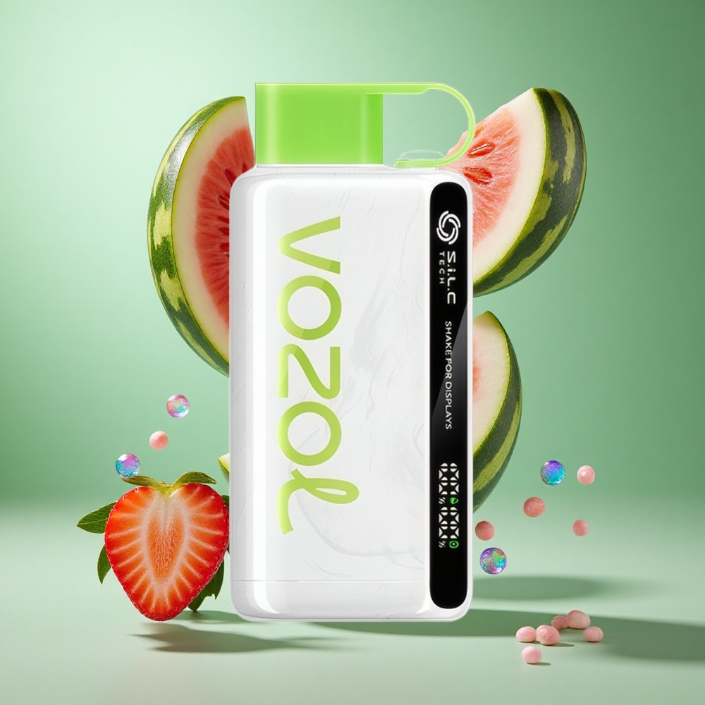 VOZOL STAR 9000/12000 Strawberry Watermelon UK Wholesale Vapes with 30% Faster Charge & 650mAh Battery