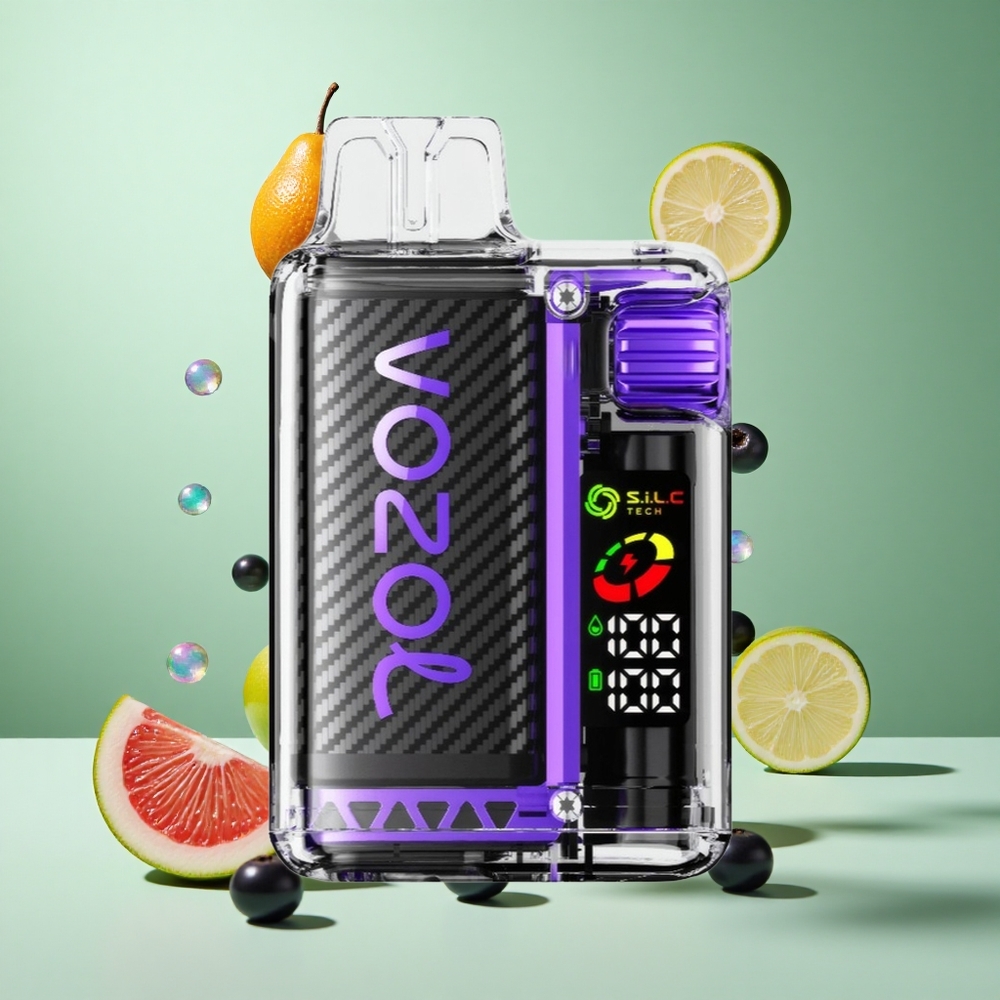 VOZOL Vista 20000 Puffs Mixed Berries UK Wholesale Vapes with OLED Screen & 6-Level Watt Adjustment
