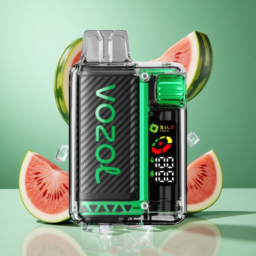 VOZOL Vista 20000 Puffs Watermelon Ice UK Wholesale Vapes with OLED Screen & 6-Level Watt Adjustment