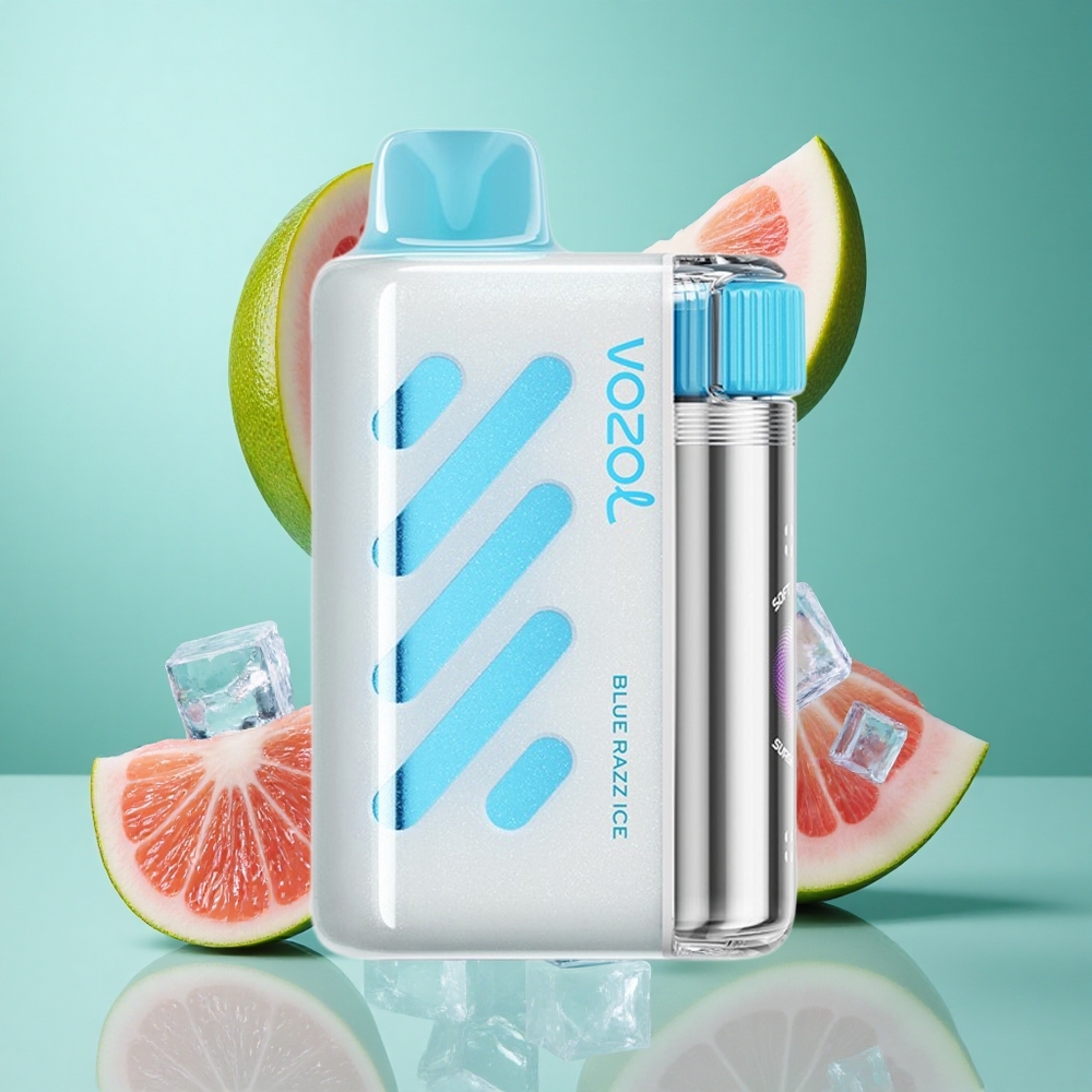 VOZOL VISTA 40000 Puffs Blue Razz Ice UK wholesale vapes MTL Rechargeable Mesh Coil
