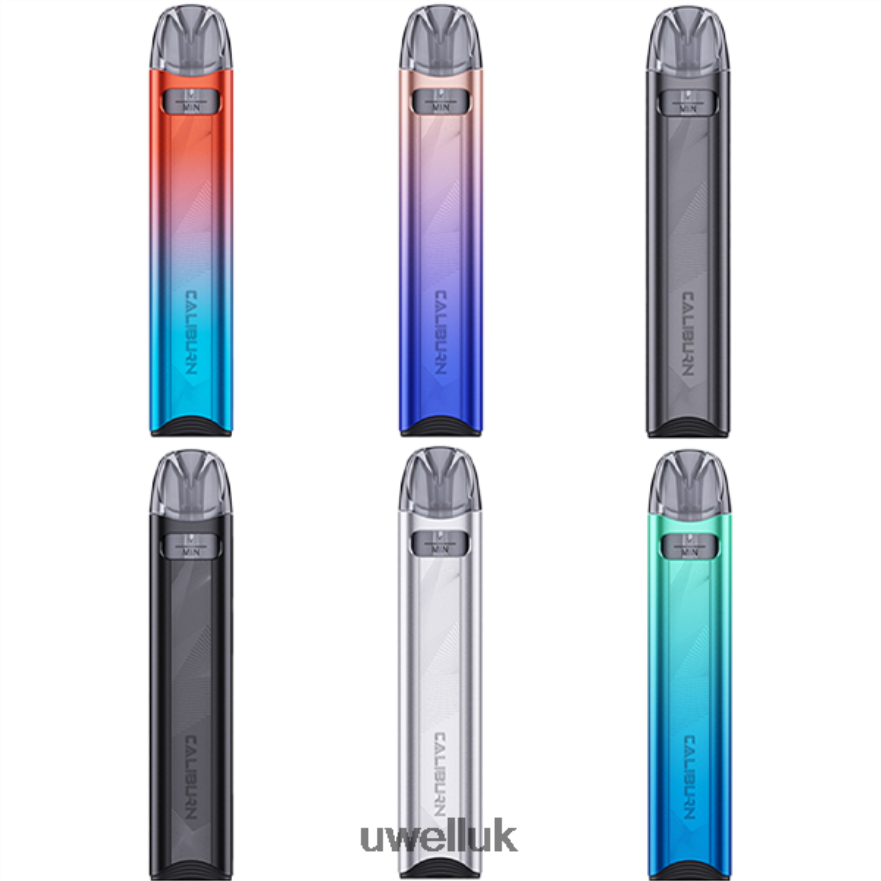 UWELL CALIBURN A3S KIT (POD SYSTEM) Midnight Black 4P2XFT24 - UWELL Vape Mod