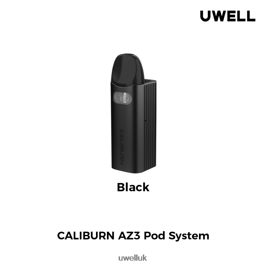 UWELL CALIBURN AZ3 KIT (POD SYSTEM) Black 4P2XFT144 - UWELL Vape Mod