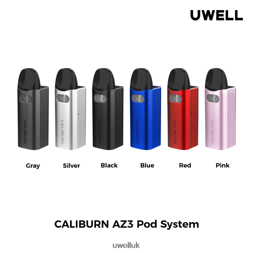 UWELL CALIBURN AZ3 KIT (POD SYSTEM) Black 4P2XFT144 - UWELL Vape Mod