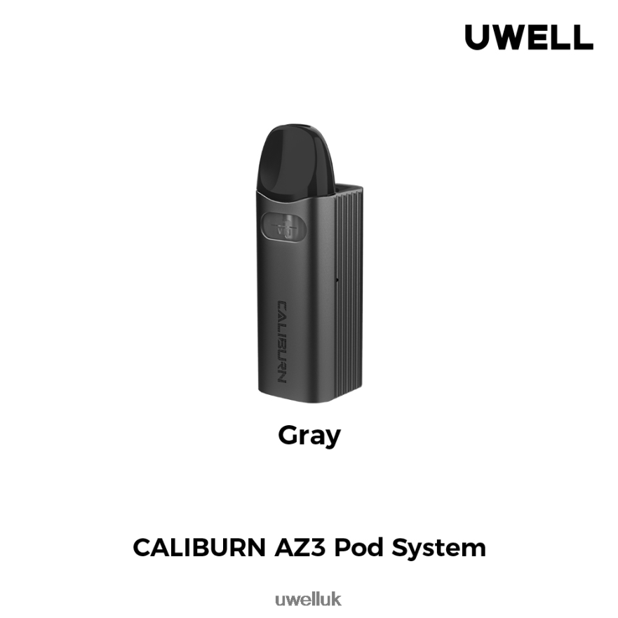 UWELL CALIBURN AZ3 KIT (POD SYSTEM) Grey 4P2XFT146 - UWELL Vape Refill