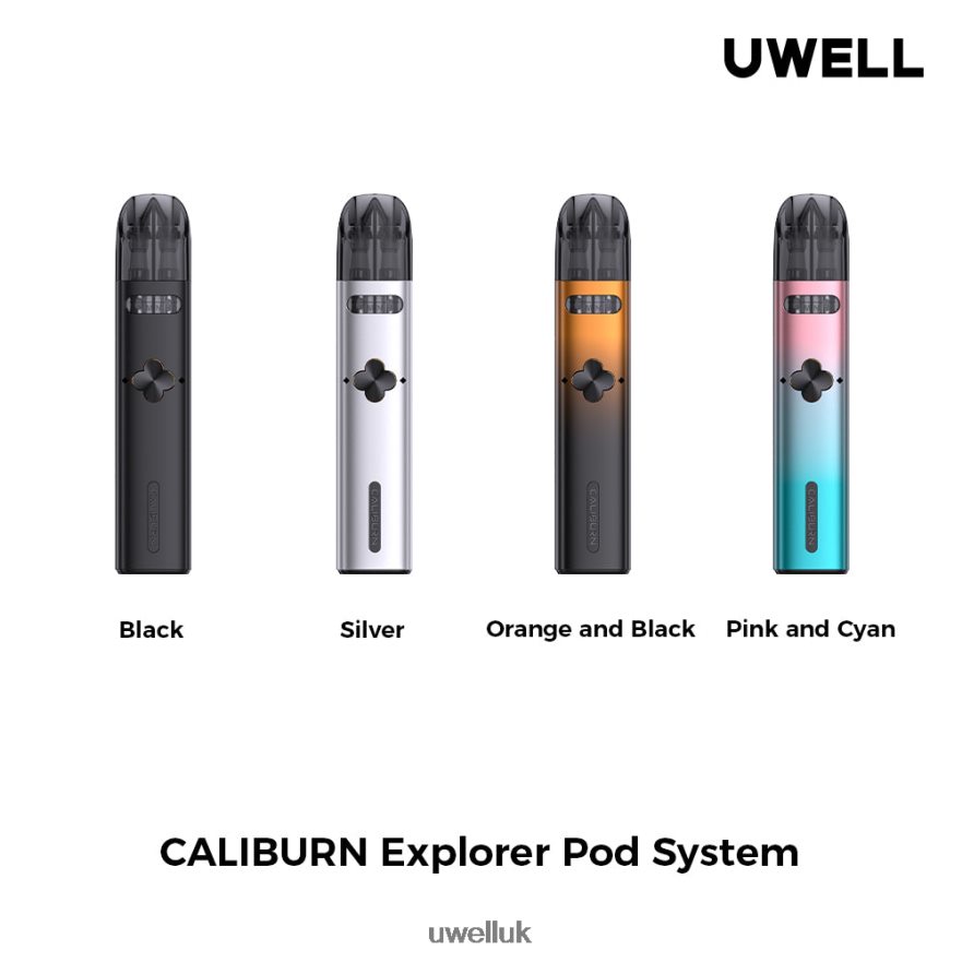 UWELL CALIBURN EXPLORER KIT (POD SYSTEM) Silver 4P2XFT165 - UWELL Vape Review