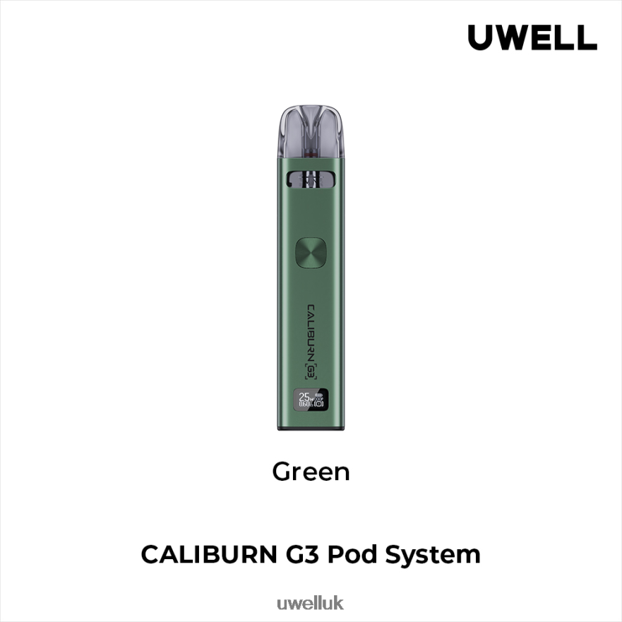 UWELL CALIBURN G3 KIT Green 4P2XFT136 - UWELL Vape Refill