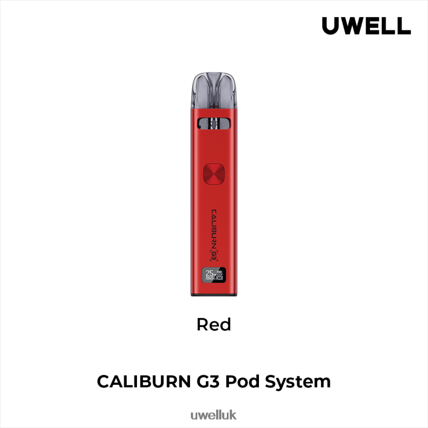 UWELL CALIBURN G3 KIT Red 4P2XFT137 - UWELL Vape For Sale