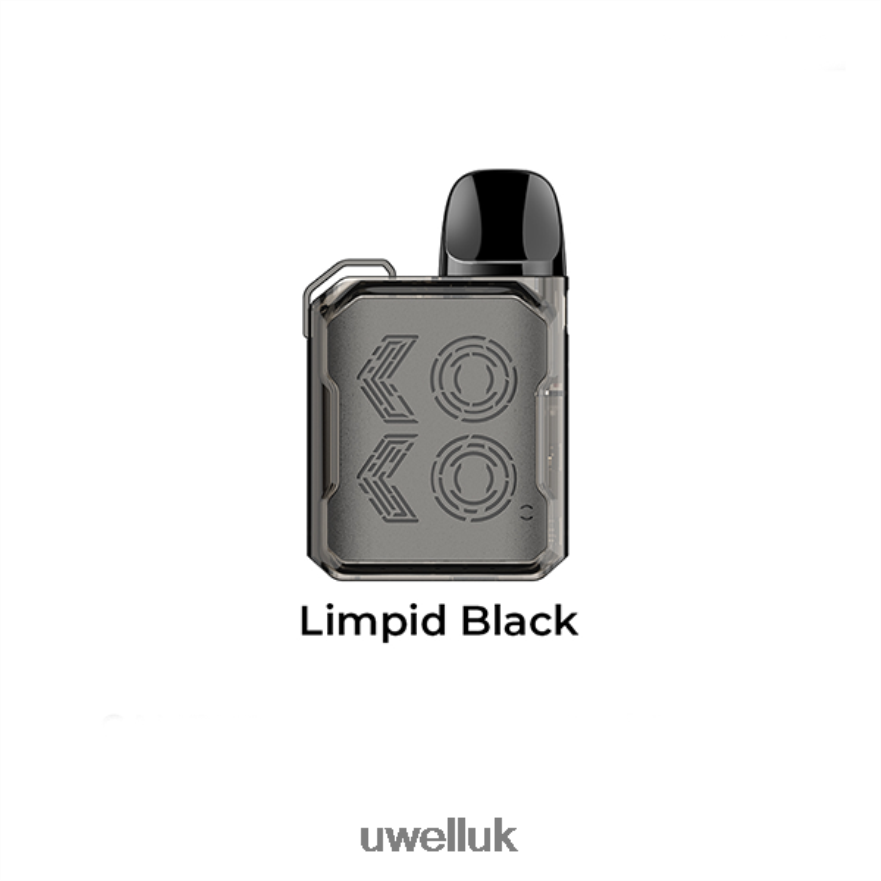 UWELL CALIBURN GK2 POD KIT Limpid Black 4P2XFT106 - UWELL Vape Refill