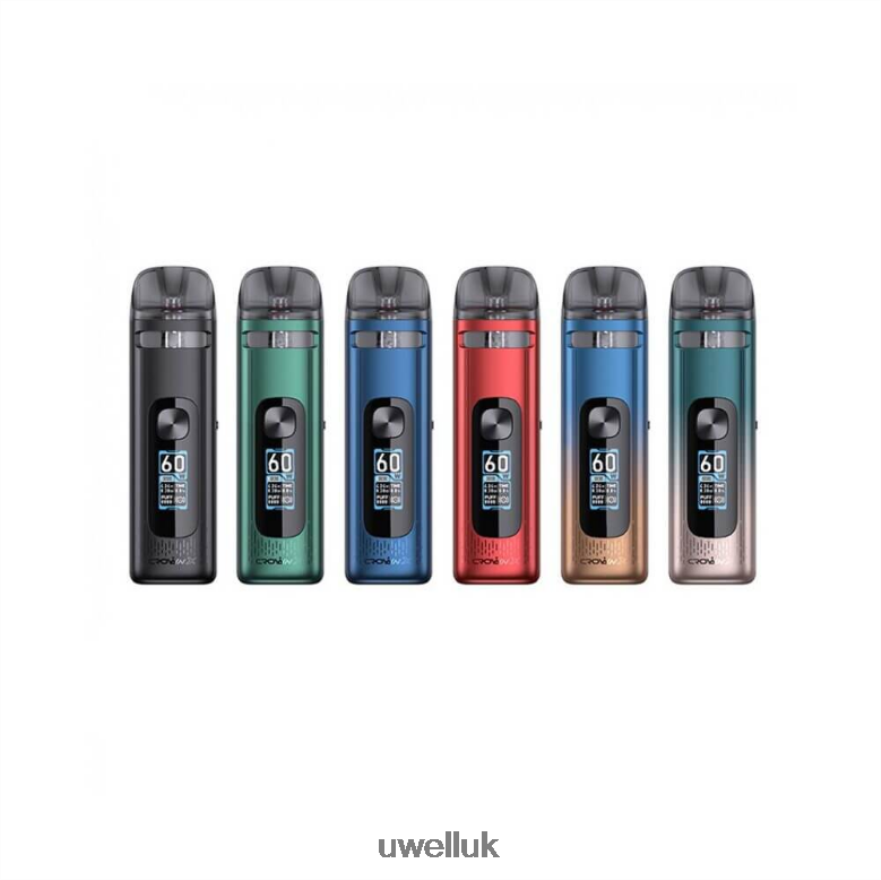 UWELL CROWN X KIT POD SYSTEM Red 4P2XFT234 - UWELL Vape Mod