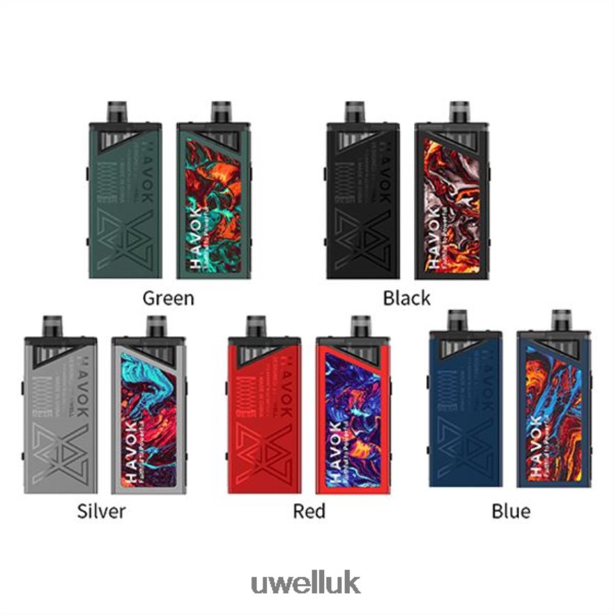 UWELL HAVOK V1 KIT 65W Green 4P2XFT187 - UWELL Vape For Sale